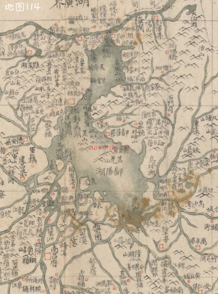 1722年江西舆图-皇舆全览