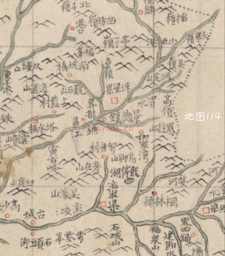1722年江西舆图-皇舆全览