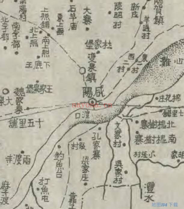 1934年陕西府厅州县图(110P)