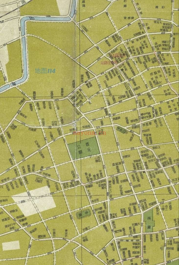 1948年上海市街道详图