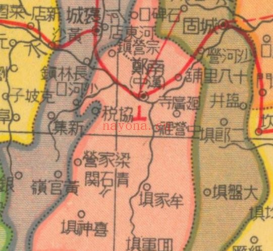 1947年陕西分县详图