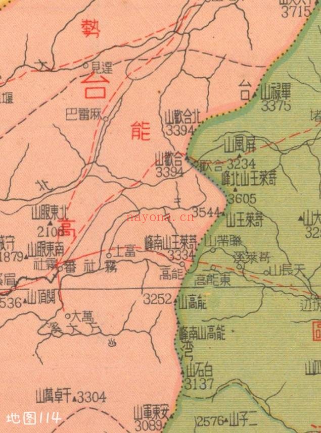 1948年台湾省分县详图