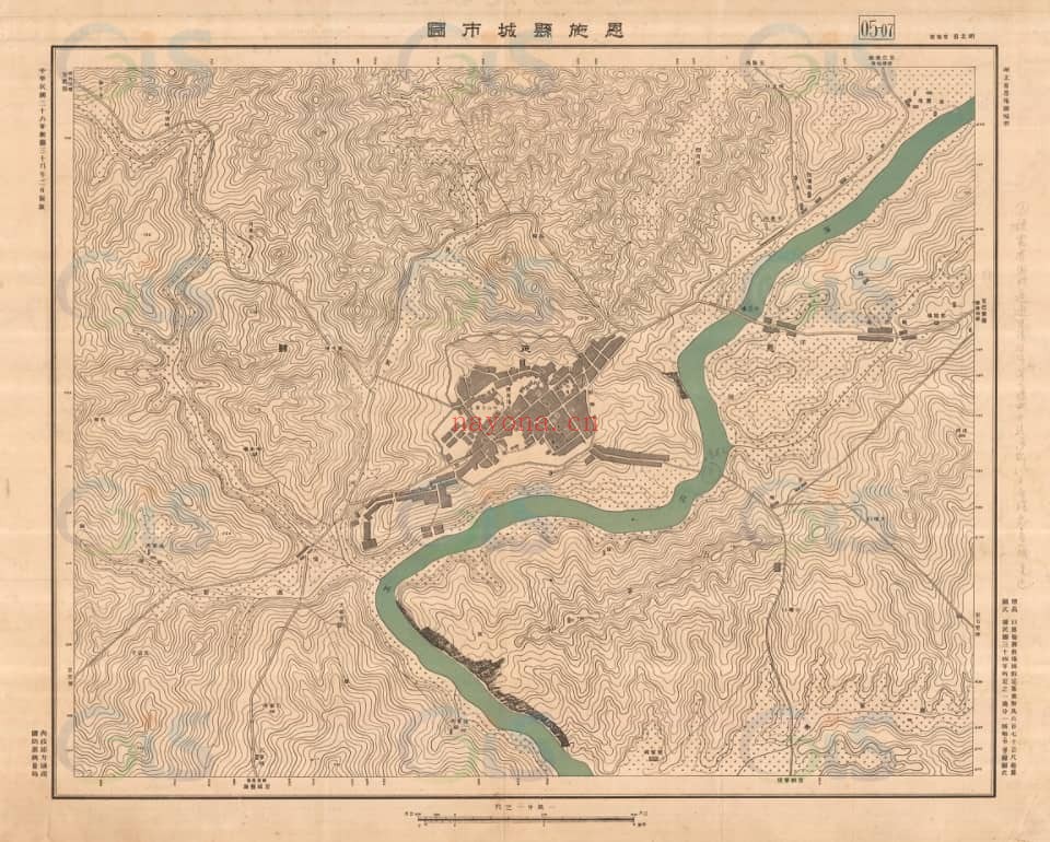 1947年湖北省城市图44幅
