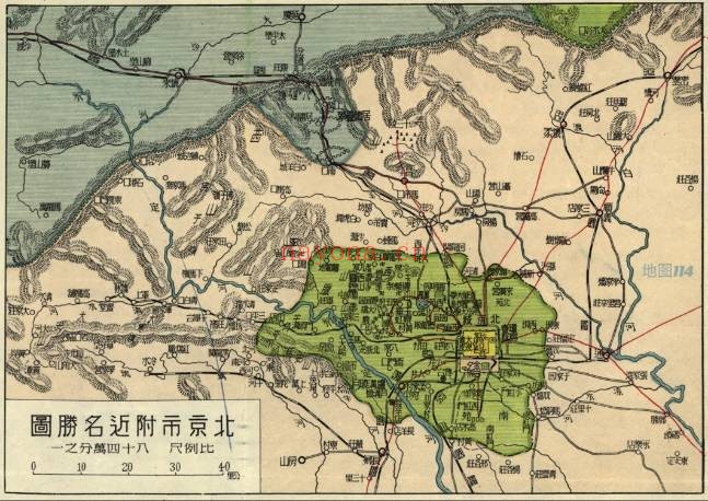 1950年北京街道详图