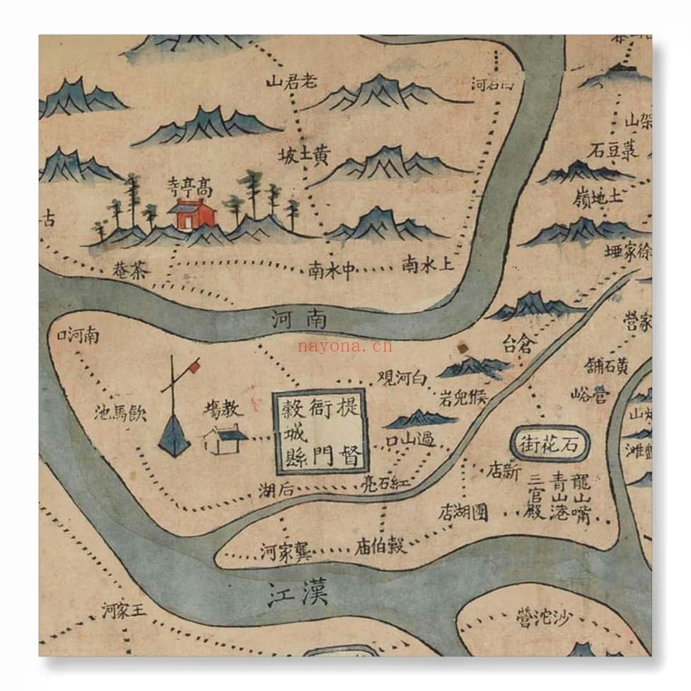 嘉庆年间汉江以南三省边舆图