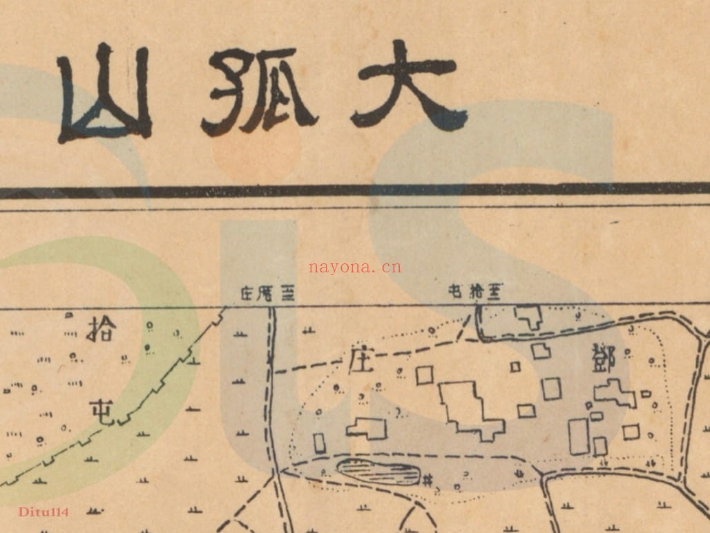 1934年一万分一《徐州机场附近地形图》12幅