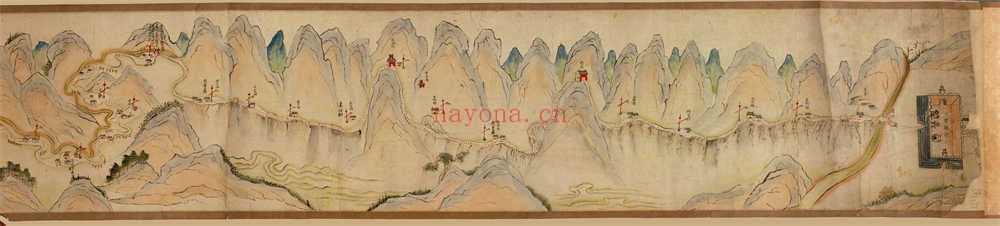 1762年陕境蜀道图(12P)
