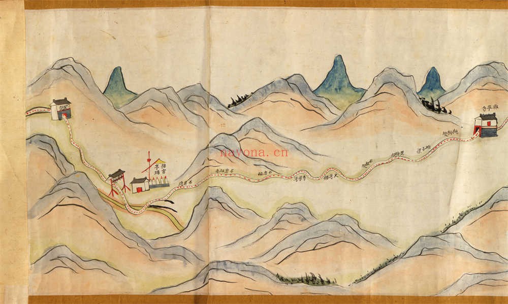 1762年陕境蜀道图(12P)