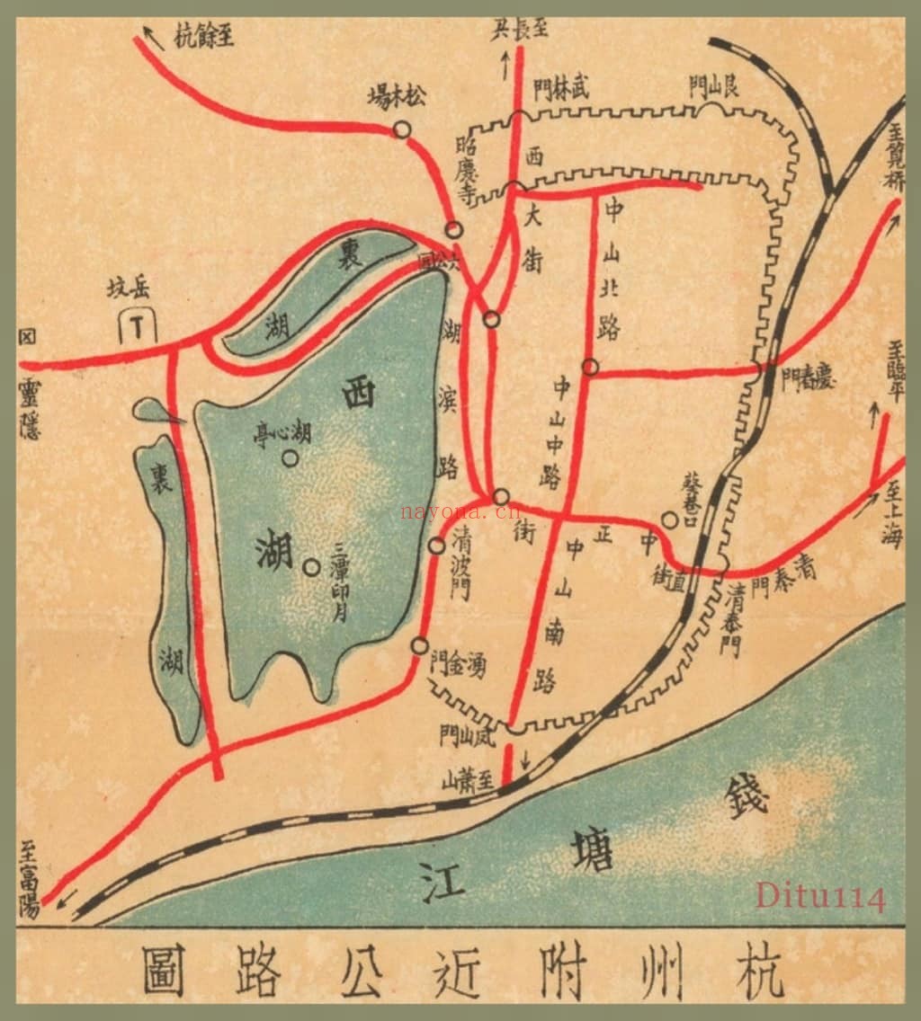 1947年浙江省公路路线图(14MB)