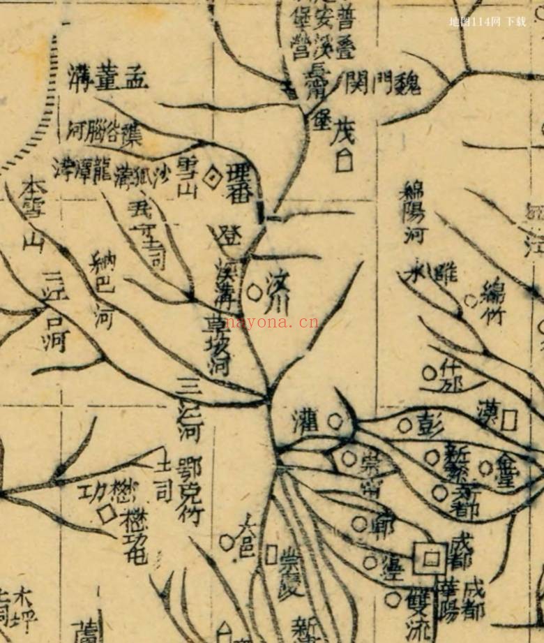 1859年四川全省舆图