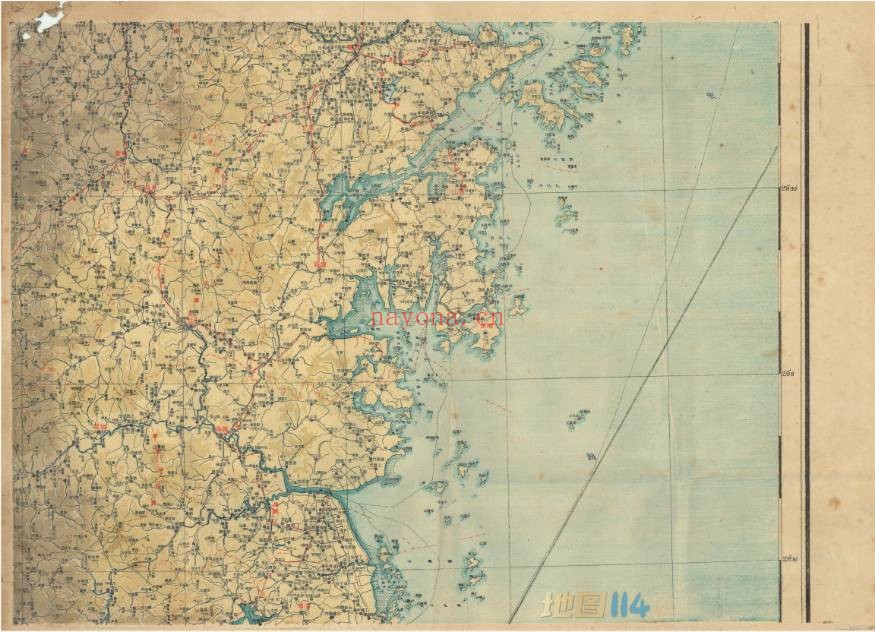 1937年浙江省全图(6P)