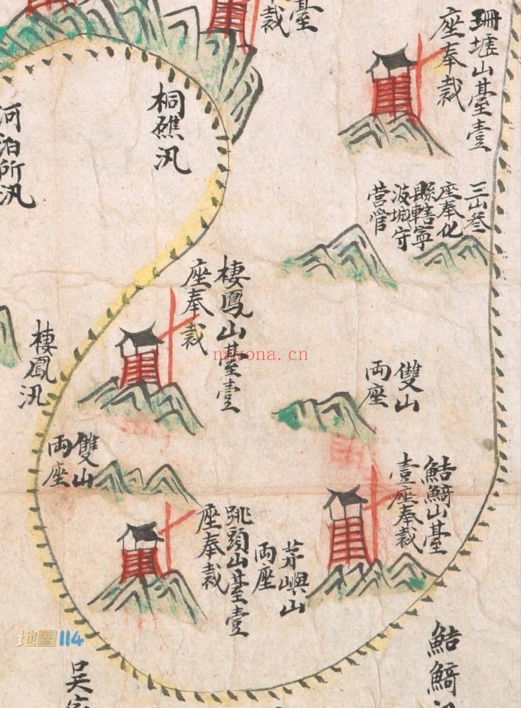 1841年宁波奉化地图