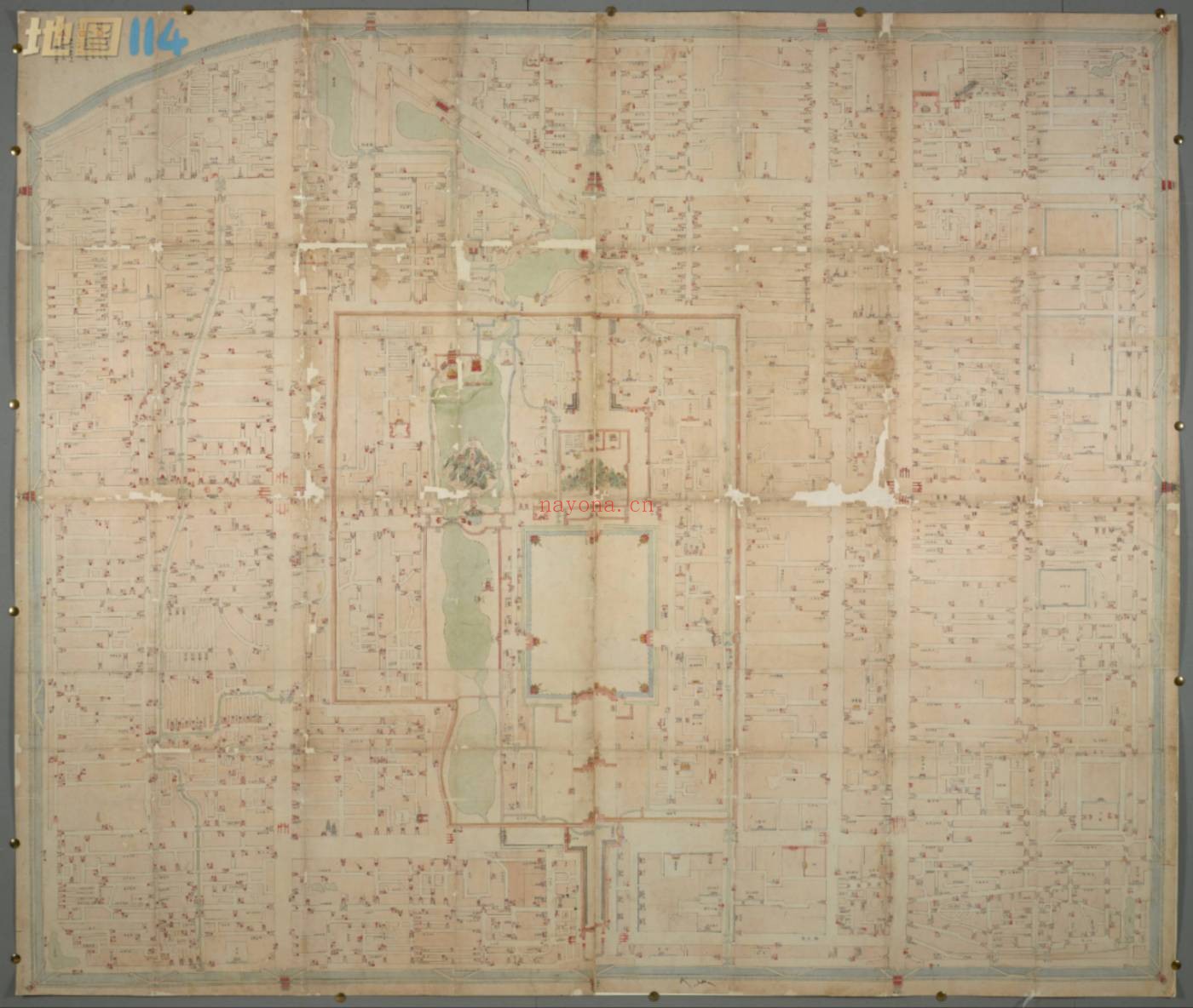 1747年精绘北京图