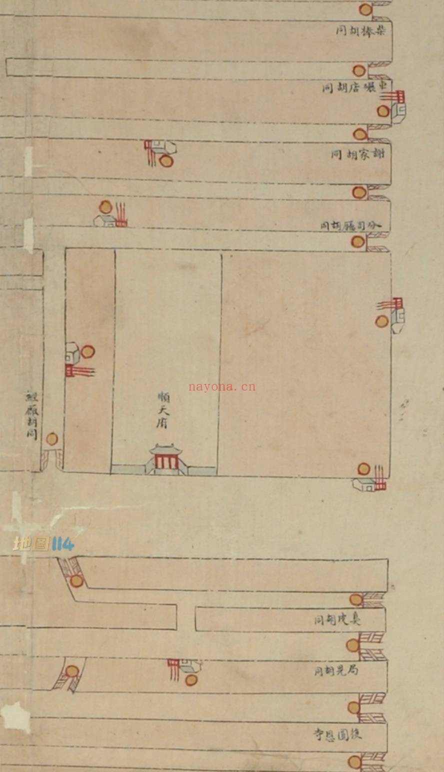 1747年精绘北京图