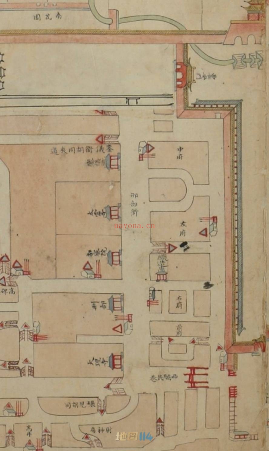 1747年精绘北京图