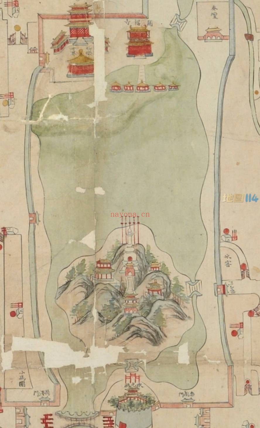 1747年精绘北京图