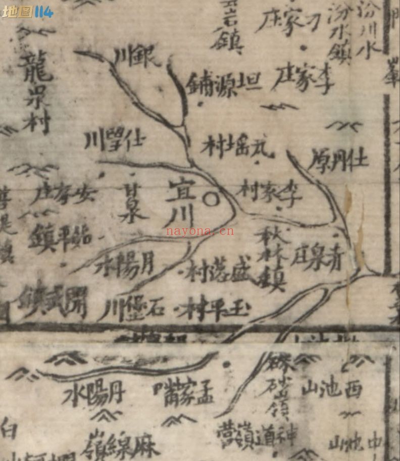 1864年陕西省全图