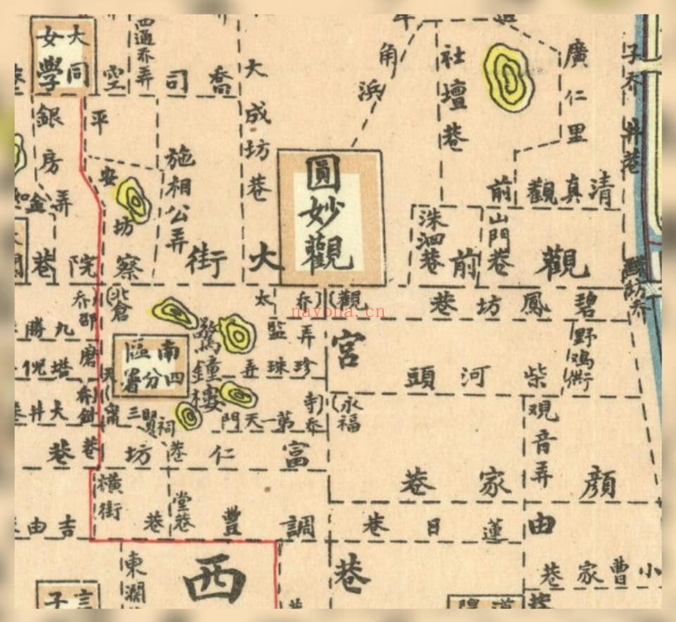 新测苏州城厢明细全图(高清两版)
