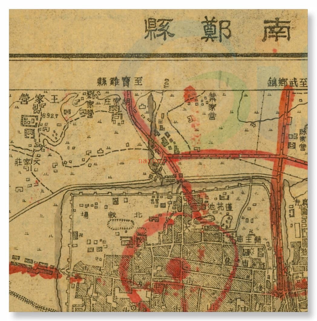 1944年两万五千分一大巴山奉巫区地形图