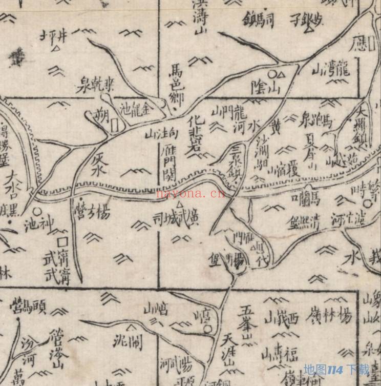 1864年山西省全图