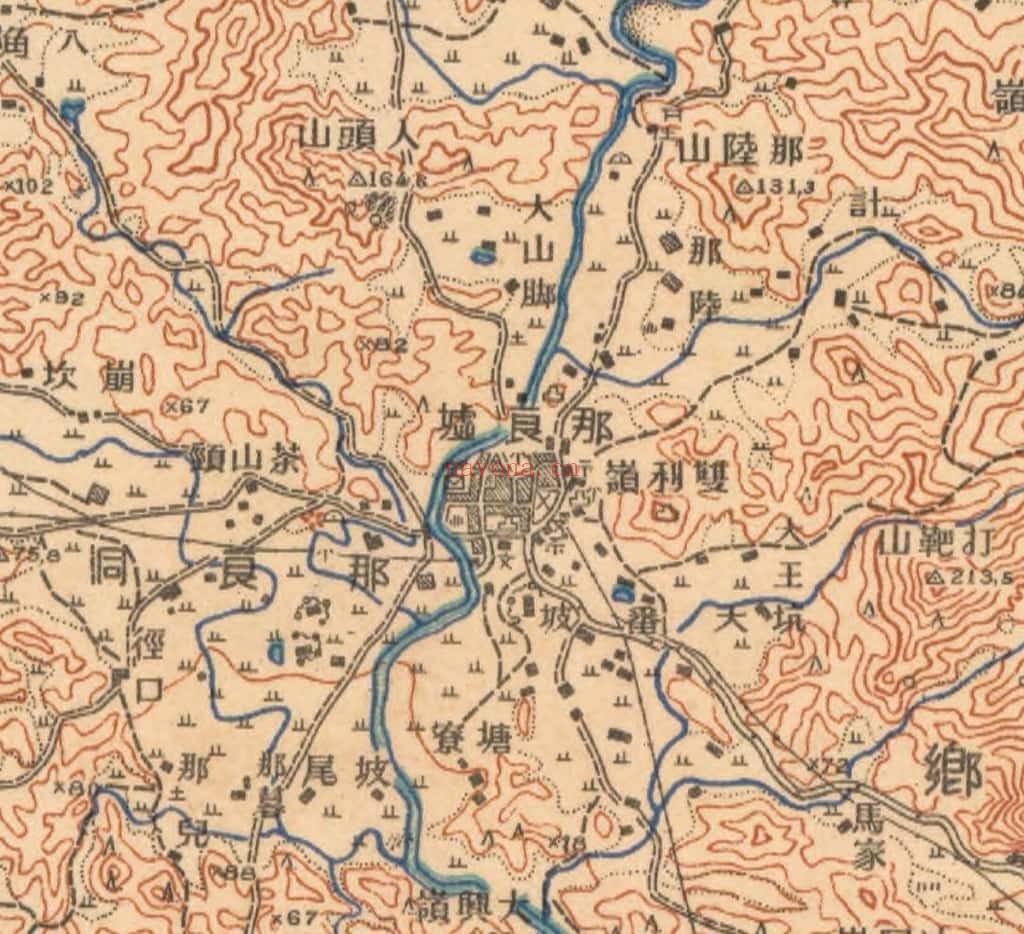 民国时期广东省五万分一地图集(696图)