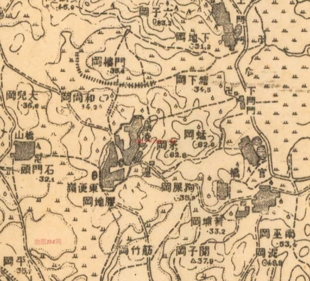 民国时期广东省五万分一地图集(696图)