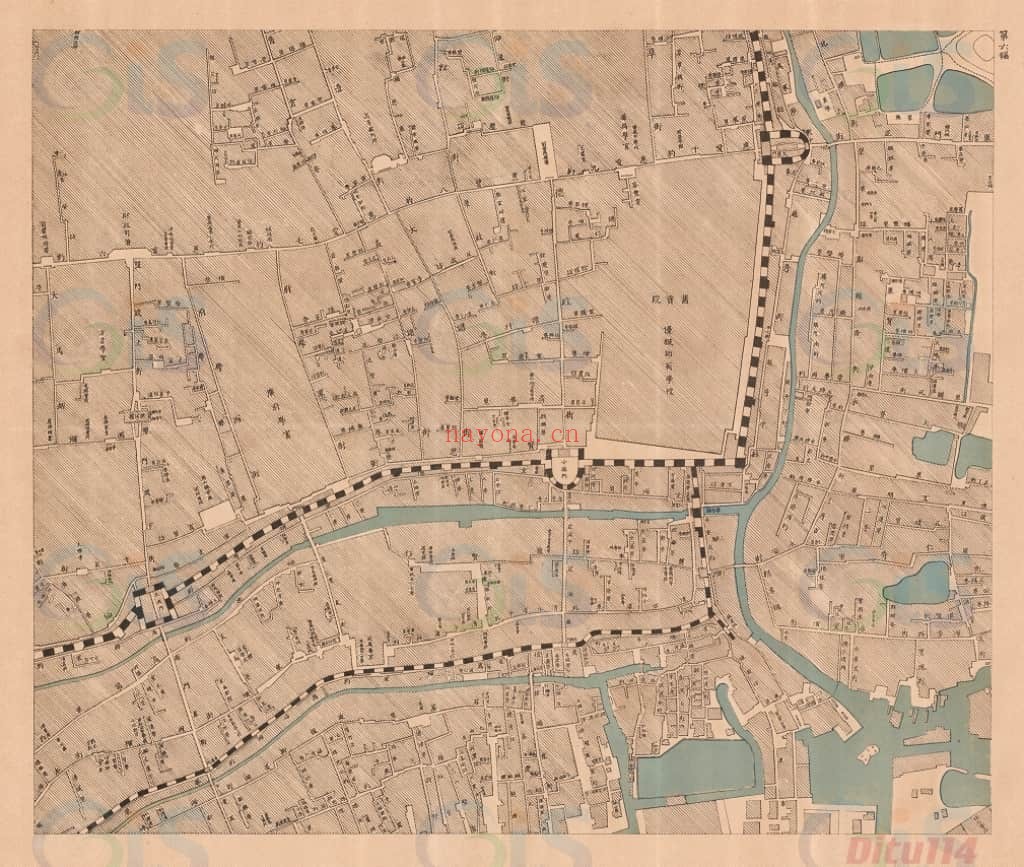 1912年广州市图(拼图20幅)