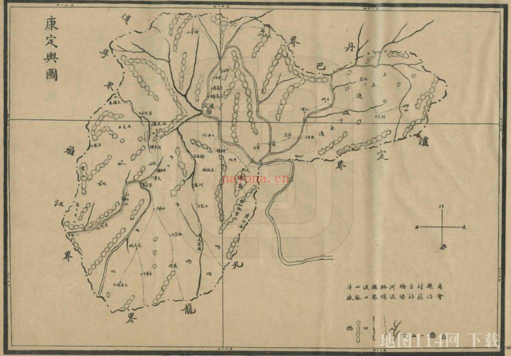 1921年川边各县舆地图说(33幅)
