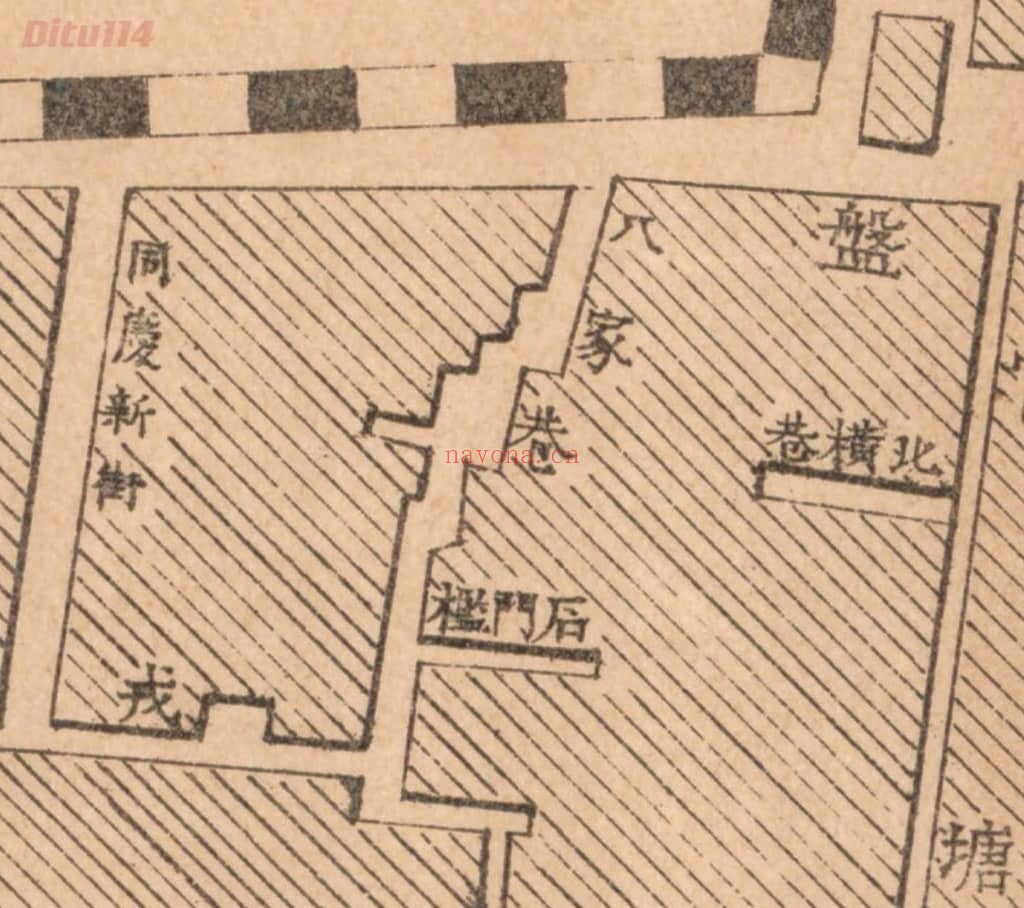 1912年广州市图(拼图20幅)
