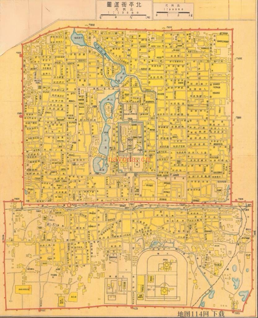 1937年民国河北明细地图