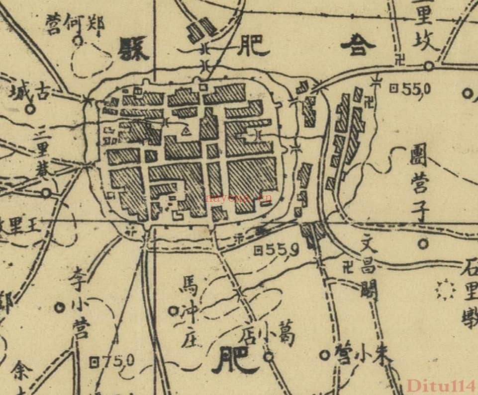 民国安徽省十万分一地形图(146图)