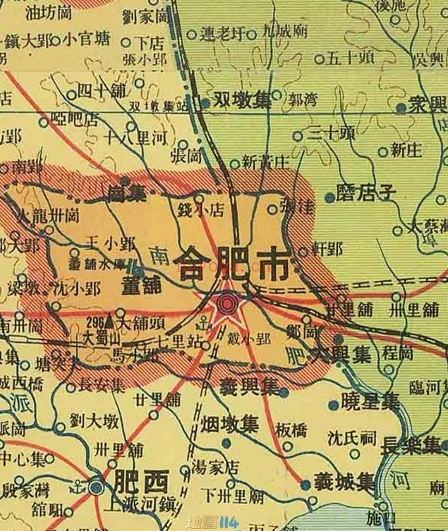 1958年安徽省挂图