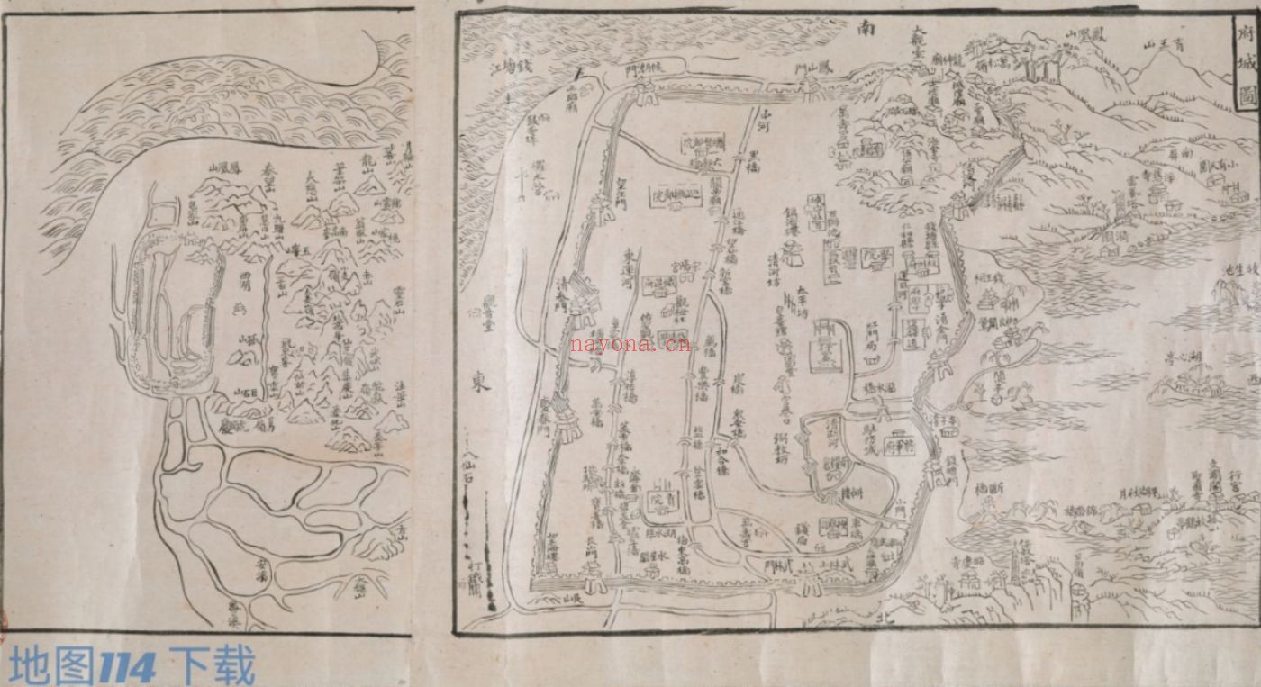 1784年浙江省城3图