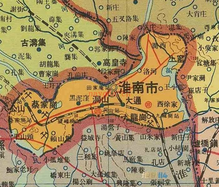 1958年安徽省挂图