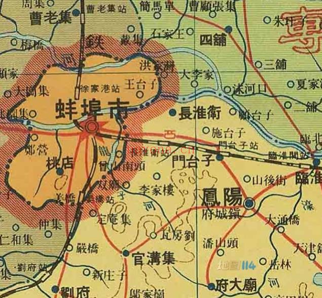 1958年安徽省挂图
