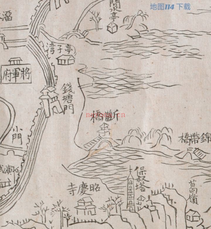 1784年浙江省城3图