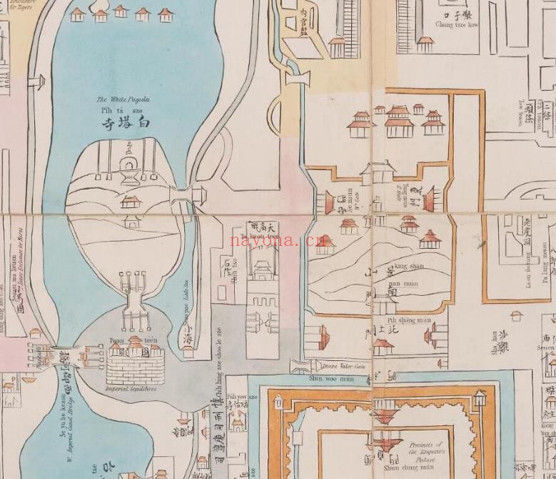 1843年晚清北京地图