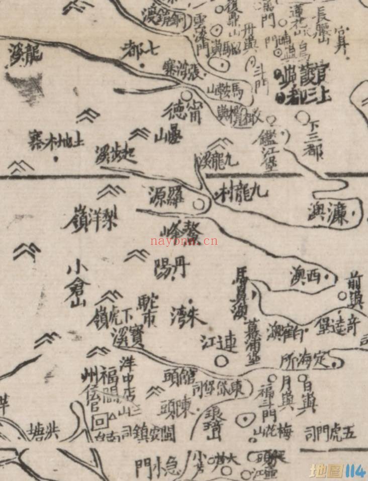 1864年清福建台湾全图