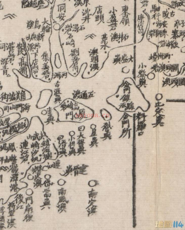 1864年清福建台湾全图