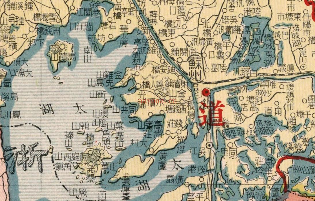 1917年江苏省地图