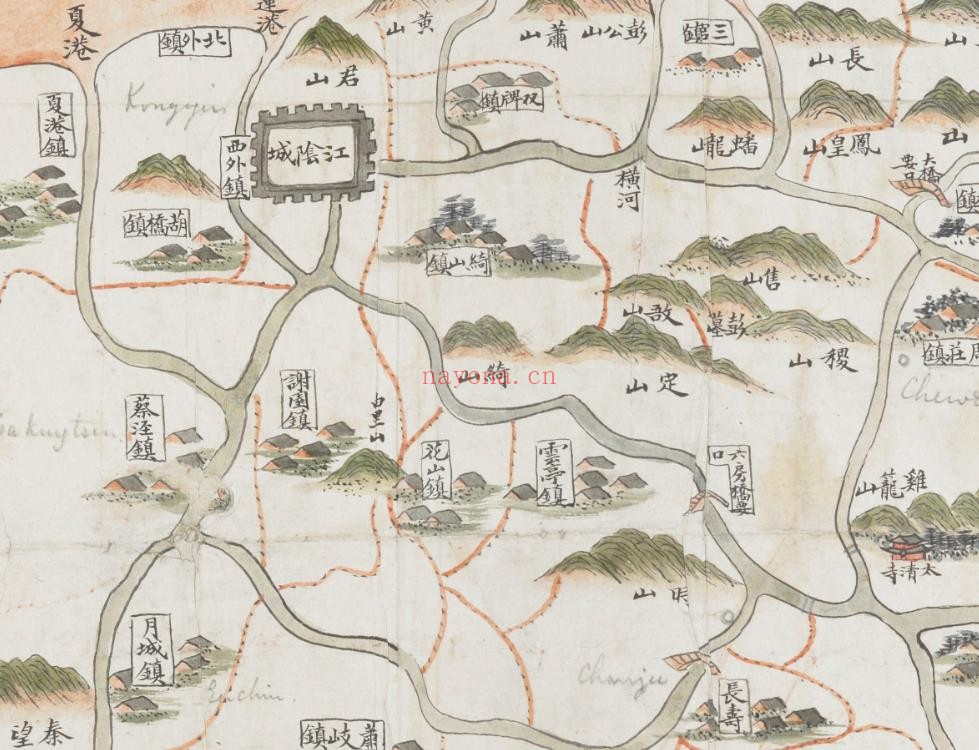 1866年江阴地图全图