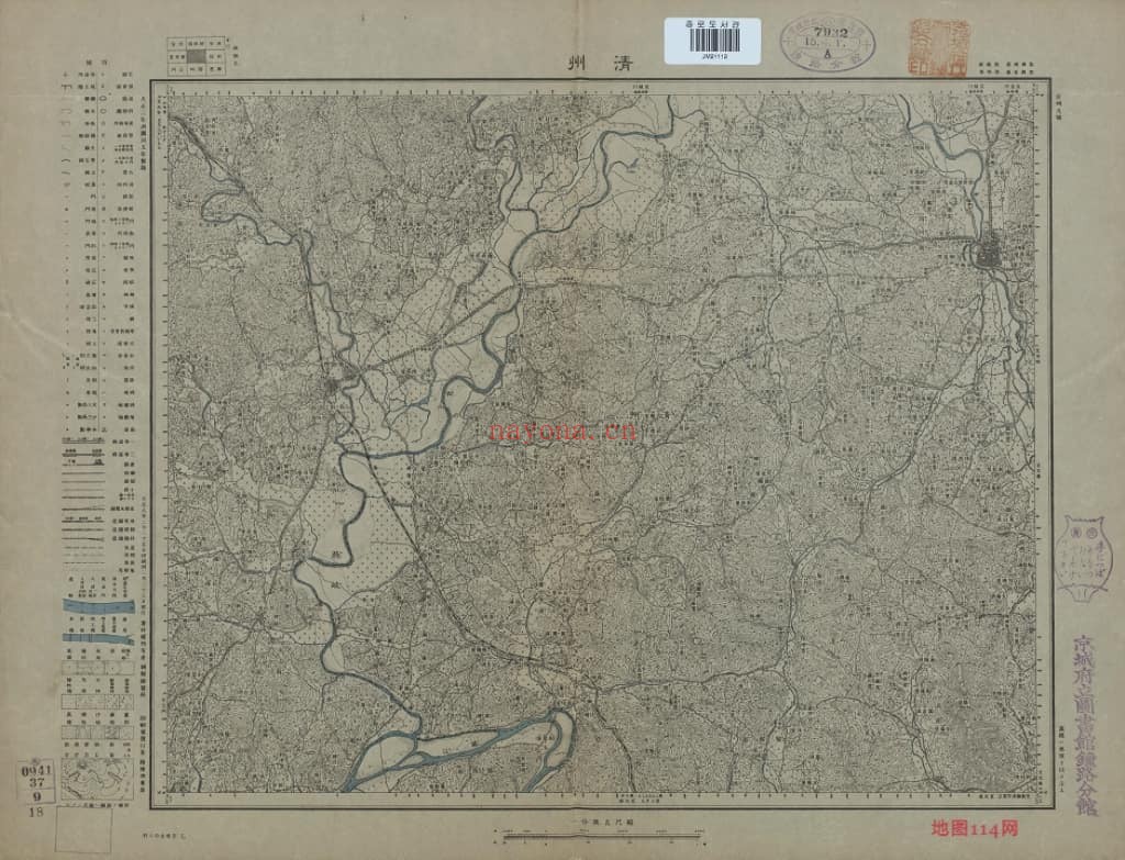 1926年朝鲜五万分一地形图(721幅)