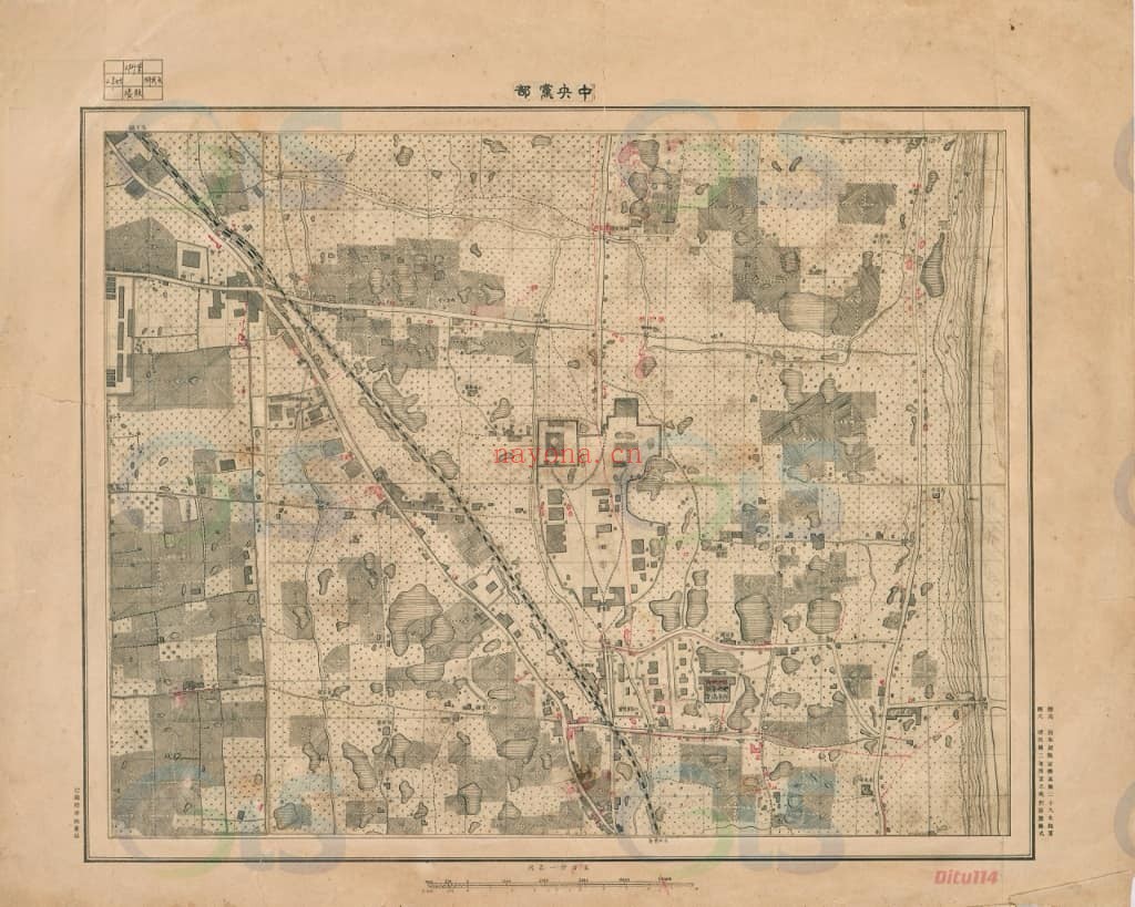 1923年南京北部地形图29幅
