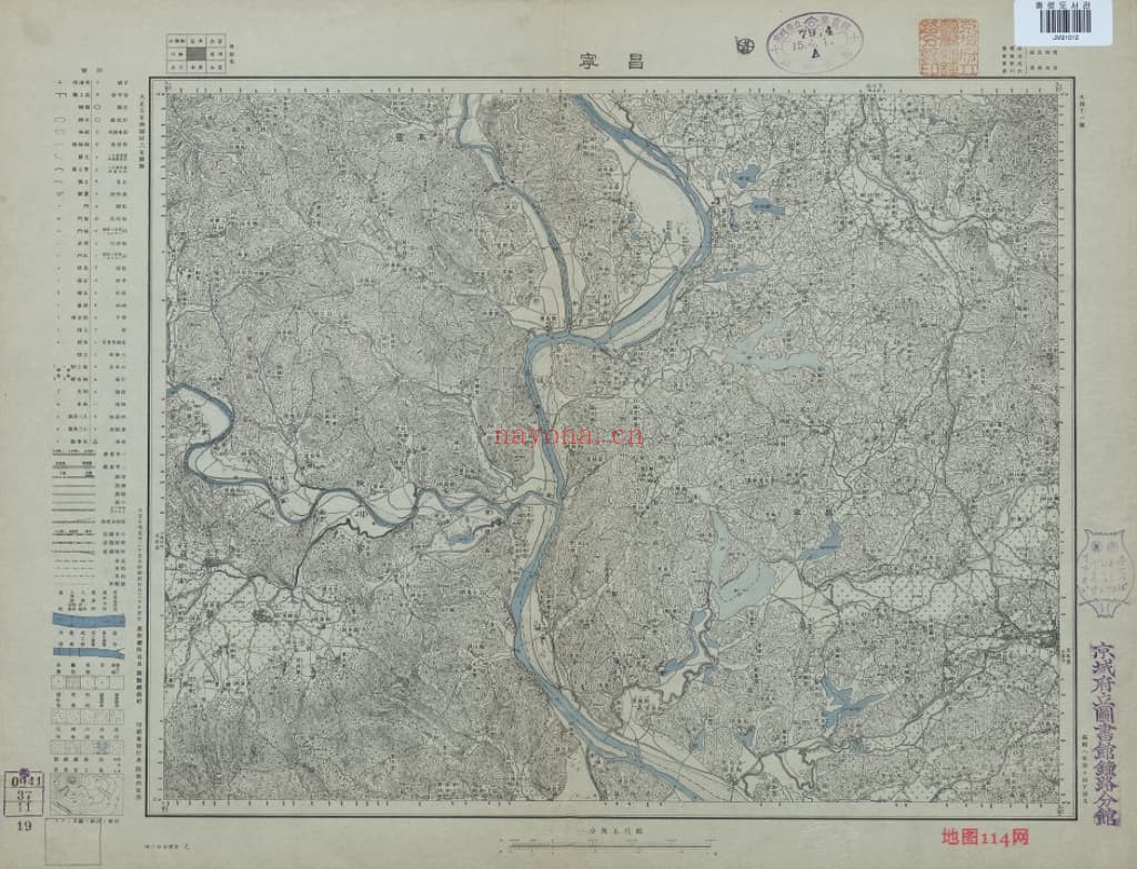 1926年朝鲜五万分一地形图(721幅)