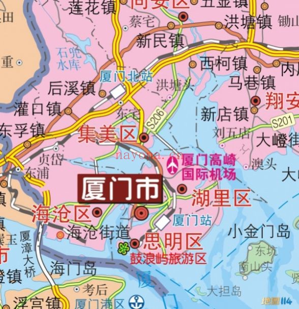 2013年福建全省地图