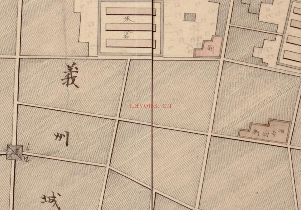 1883年北京至营口地图