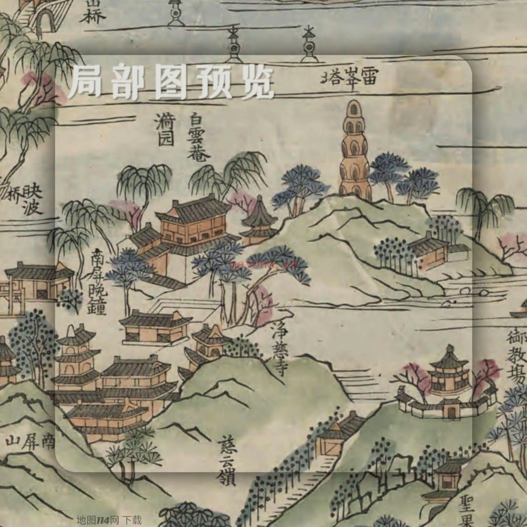 御览西湖胜景新增美景全图高清原图