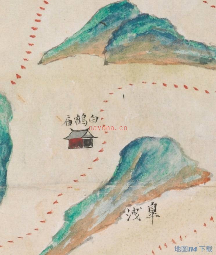 1841年定海山(舟山)全图