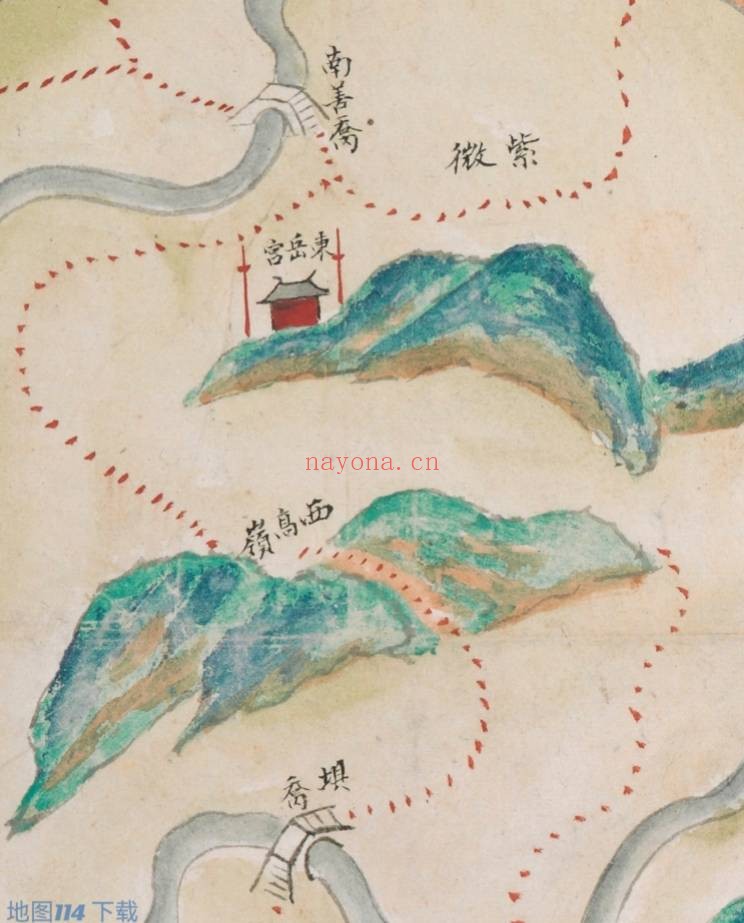 1841年定海山(舟山)全图