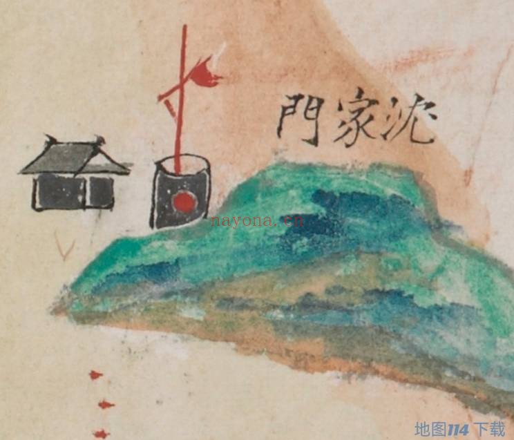 1841年定海山(舟山)全图